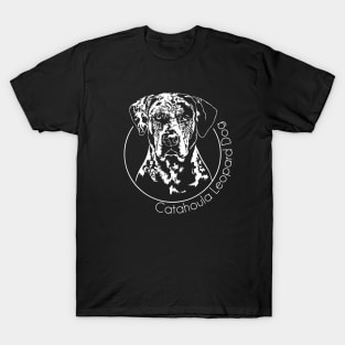 Catahoula Leopard Dog Portrait T-Shirt